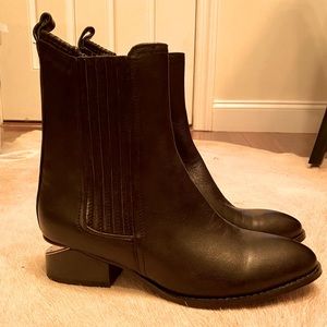 “Alexander Wang” style booties